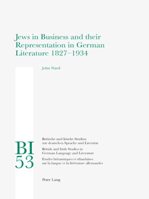 cover image of Jews in Business and their Representation in German Literature 1827-1934